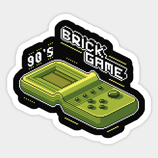Brick Game Sticker by Ismail Hattan